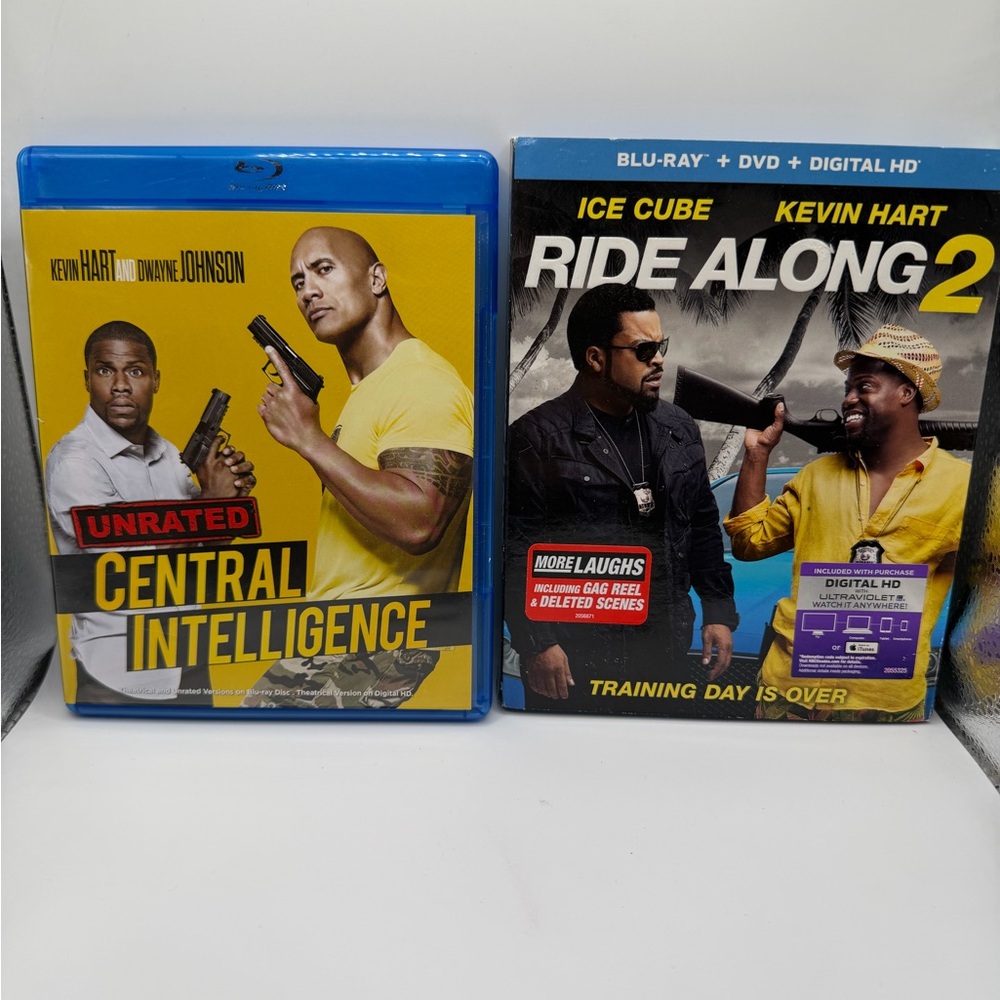 Central Intelligence and Ride Along 2 Blu-ray Set